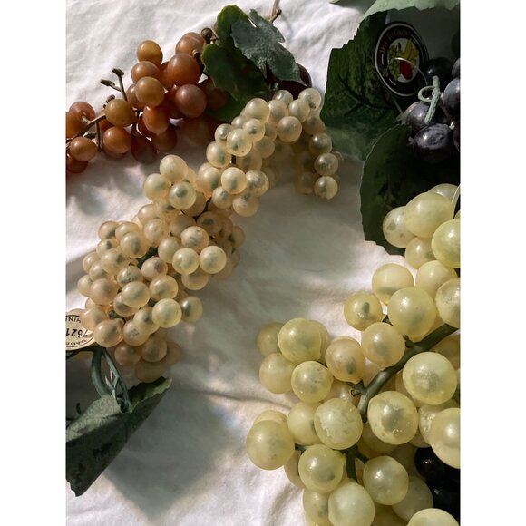 Artificial Grapevine Clusters With Leaves - Mixed Colors & Sizes - Home Decor Cr - Picture 16 of 16